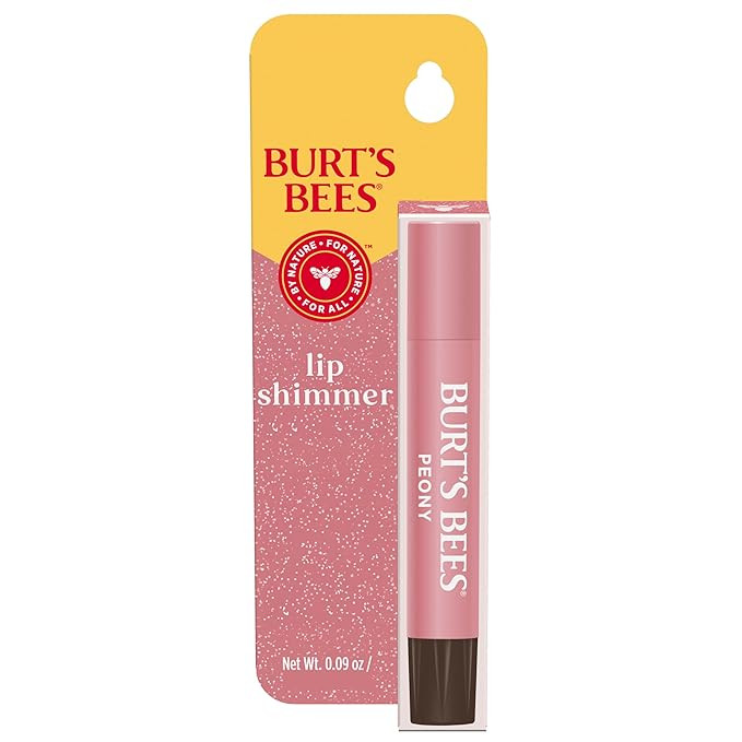Burt's Bees Shimmer Lip Tint, Tinted Lip Balm Stick, Moisturizing for All Day Hydration with Natu... | Amazon (US)