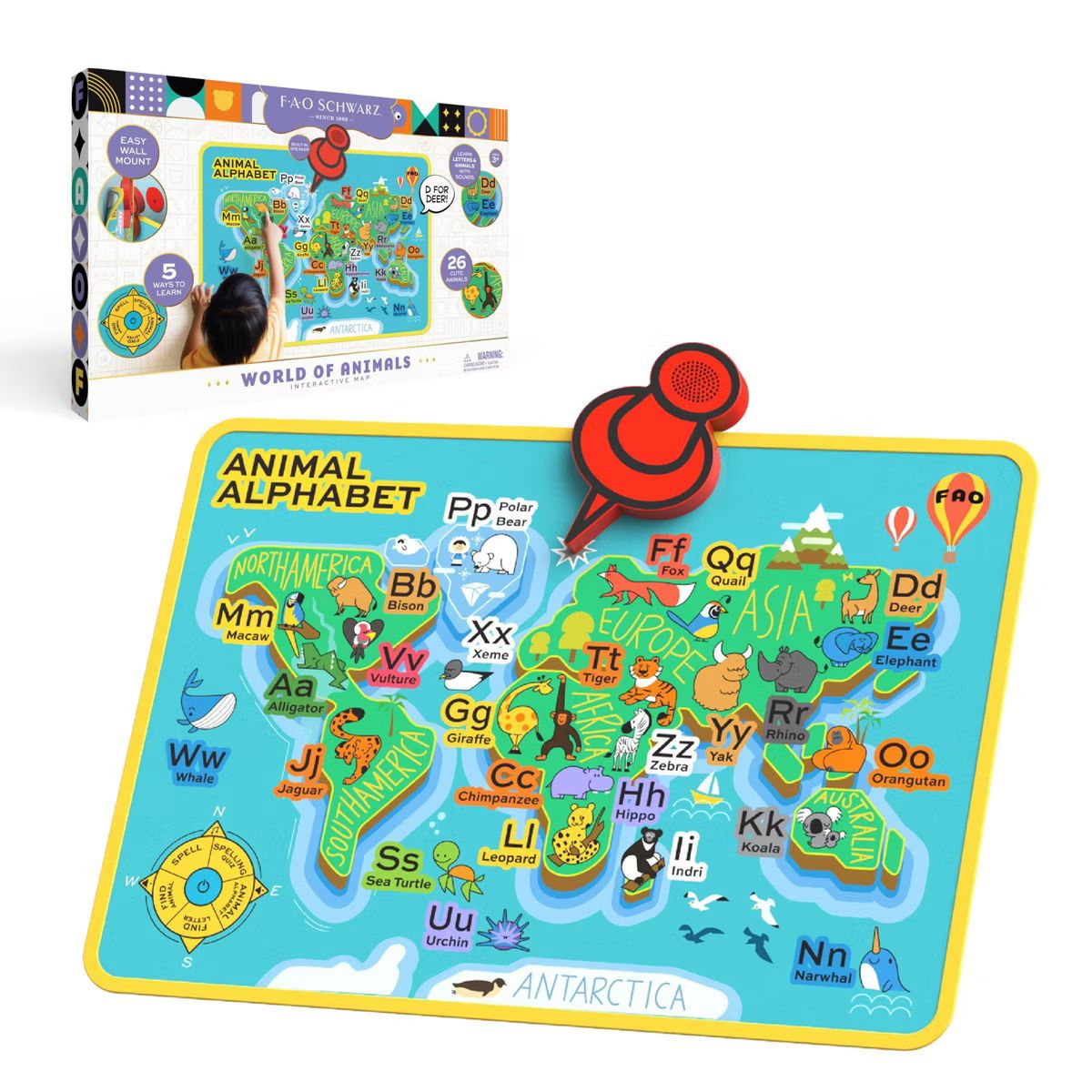 FAO Schwarz World of Animals Interactive Map | Target