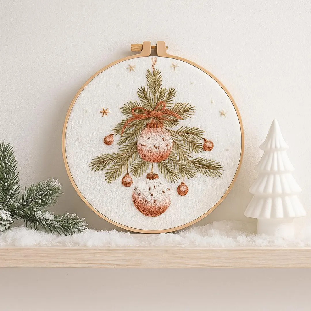 Festive Embroidery DIY Kit – Christmas Stocking Design | Beginner-Friendly Needlework | Handmad... | Etsy (US)