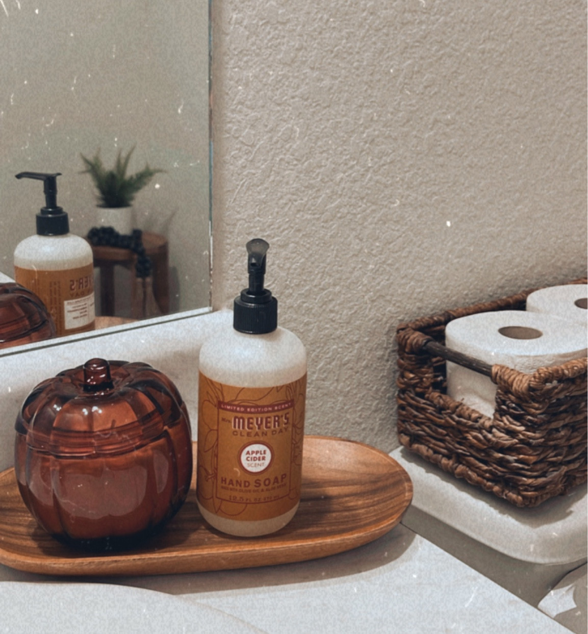 Seasonal Mrs. Meyer’s in our guest bathroom 🍂

#LTKSeasonal #LTKHoliday #LTKGiftGuide
