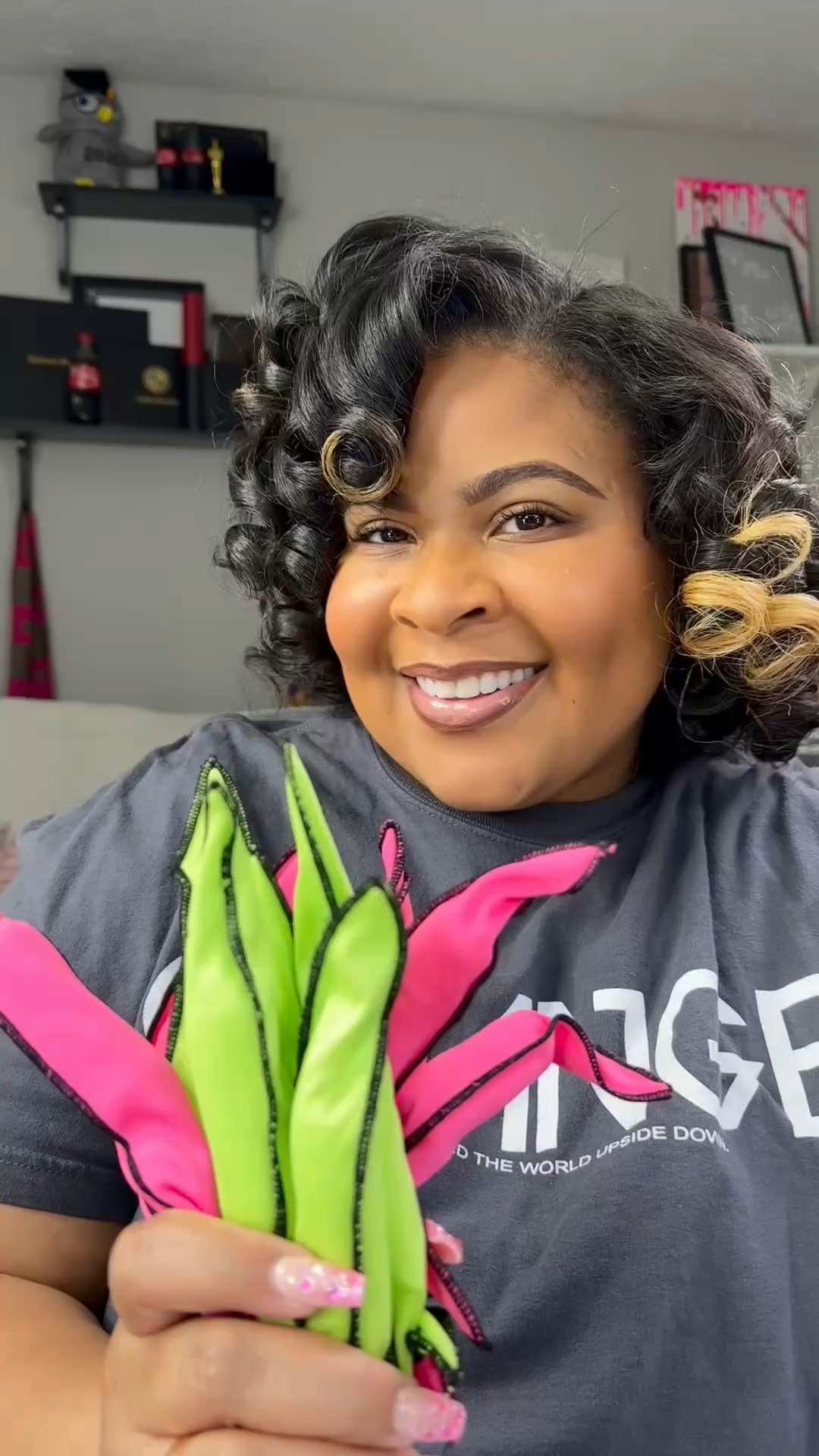 Curls for the girlllssss 

! I’ve always made the joke of the fact that I am truly that fairy tail with the princess and the pea because baybeee it’s only so much my precious head can take or I’ll have a horrible night , so when I found these Heatless rollers that were soooo soft, I knew I had to try them! 

They give the cutest curls and are so easy to use, I’m obsessed! 