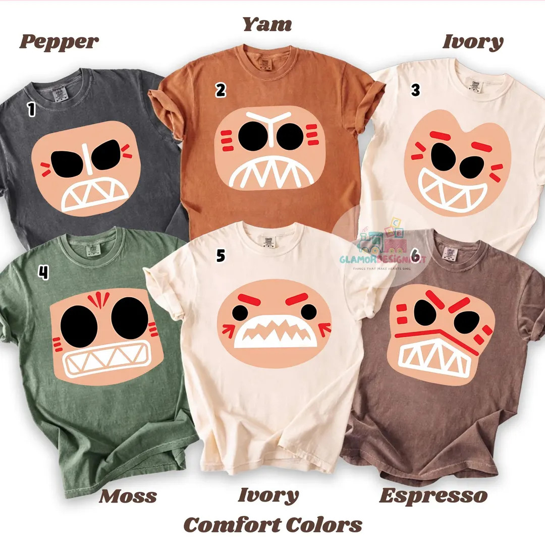 Kakamora Costume Shirt, Moana Antagonists Movie Costume T-shirt, Disney Halloween Trip Shirt, Hal... | Etsy (US)