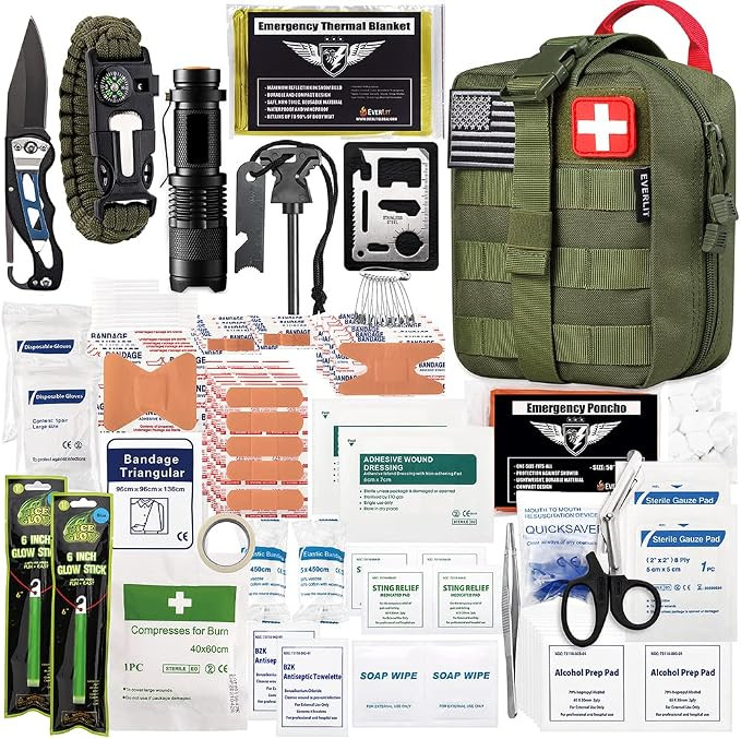 EVERLIT 250 Pcs Survival First Aid Kit | Amazon (US)