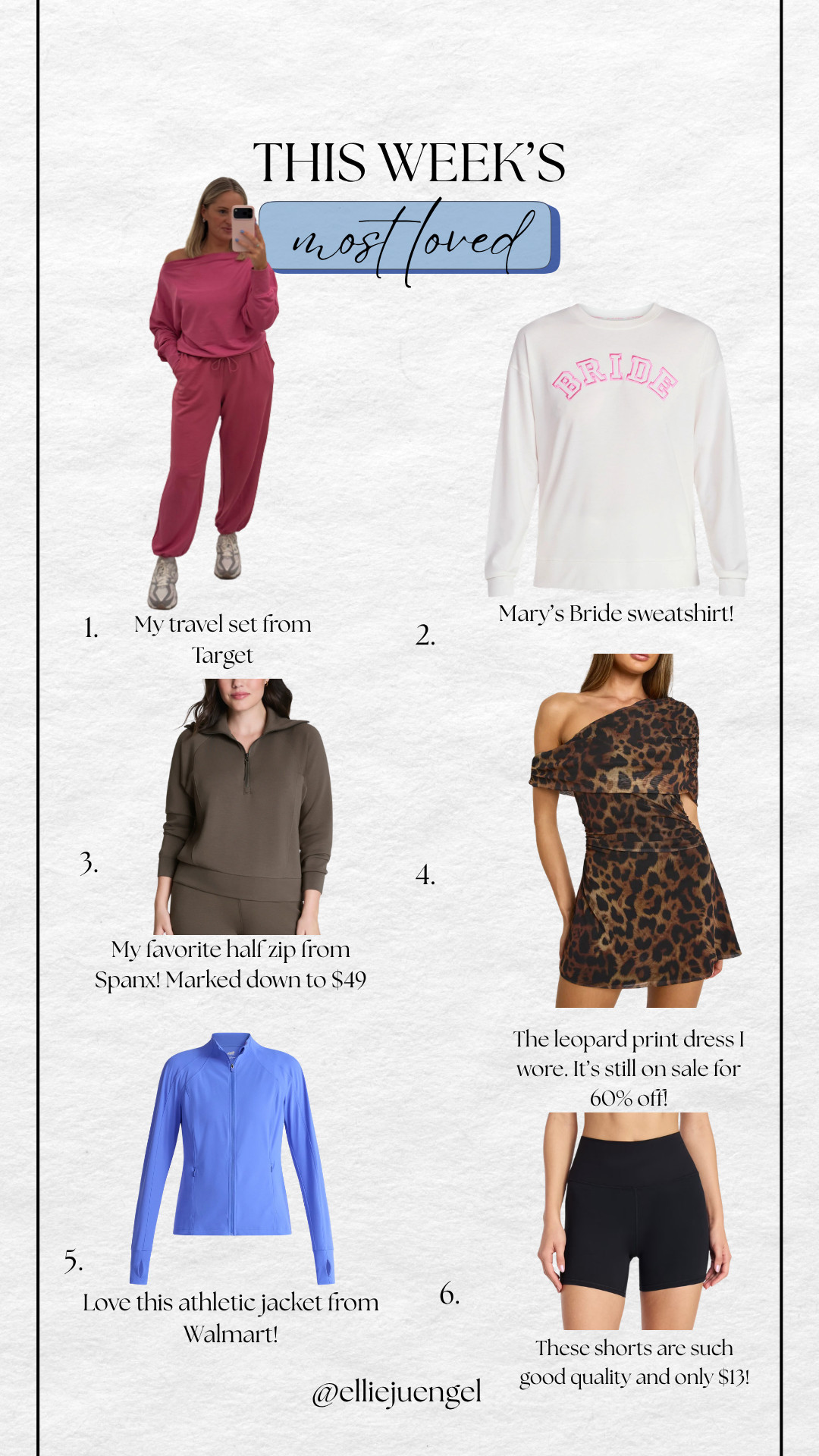 This week's most loved!  

 #LTKootd #LTKActive #LTKTravel