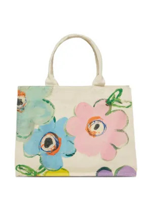 floral tote bag | Farfetch Global