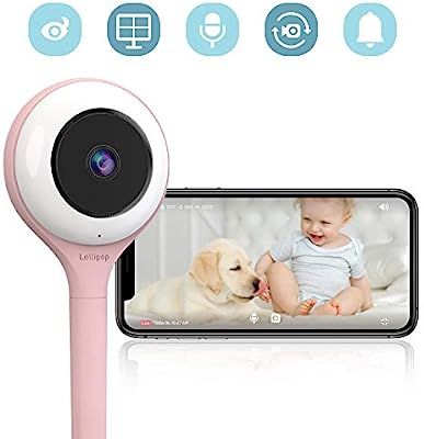 Lollipop HD WiFi Video Baby/Pet Monitor (Cotton Candy)- Supports 2 Cameras and Up, Night Vision, ... | Amazon (US)