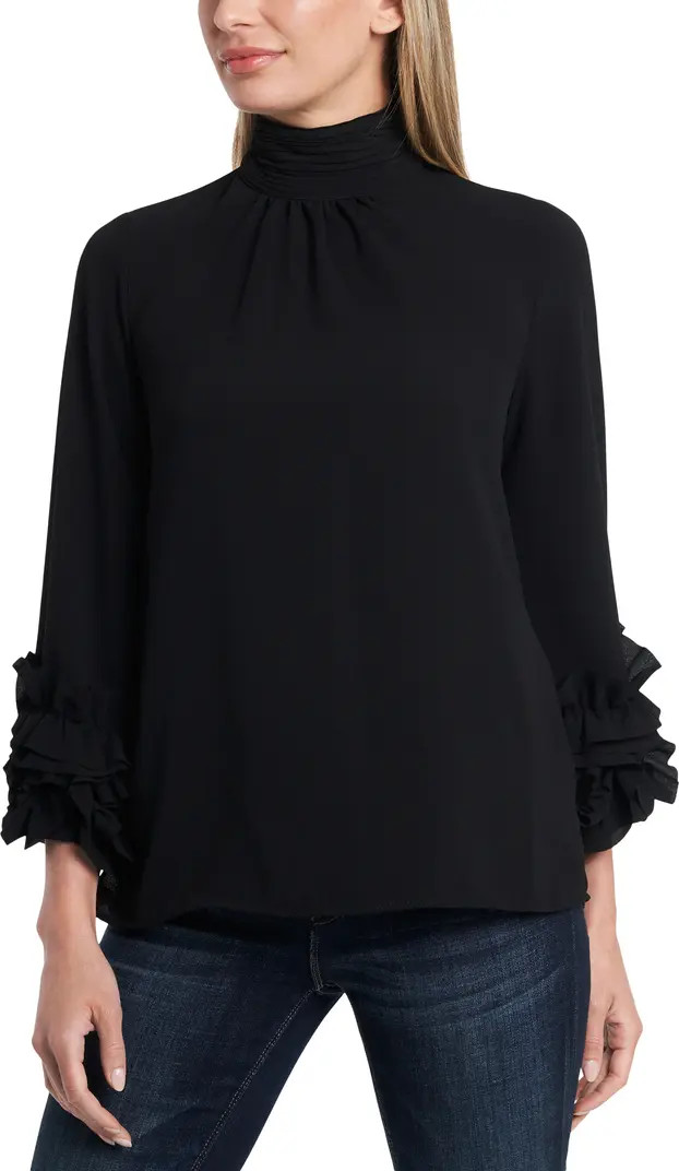 Vince Camuto Ruffle Sleeve Blouse | Nordstrom | Nordstrom