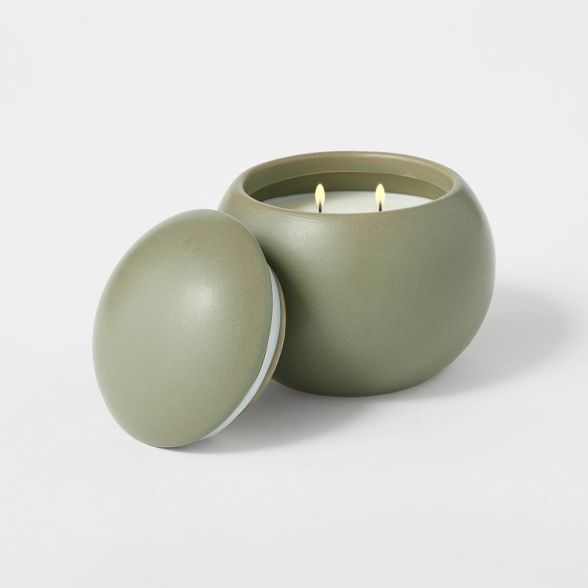 12.5oz Ceramic Sphere Jar Bergamot and Peppercorn Candle - Threshold™ designed with Studio McGee | Target