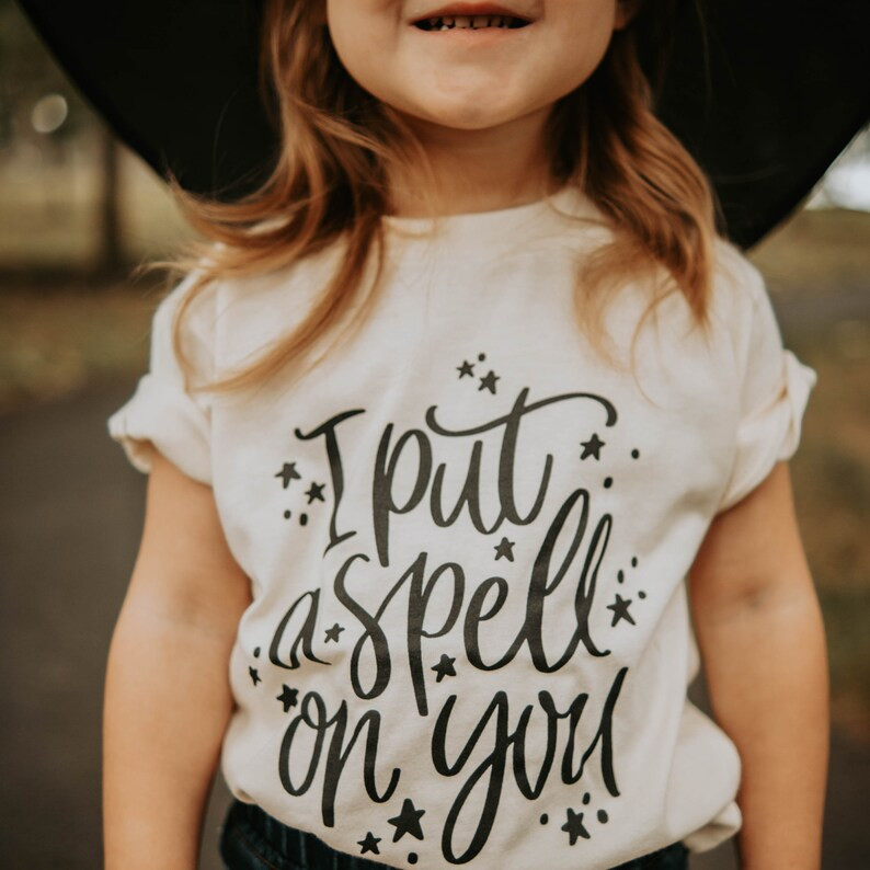 Toddler Halloween Shirti Put a Spell on You Shirt Fall - Etsy | Etsy (US)