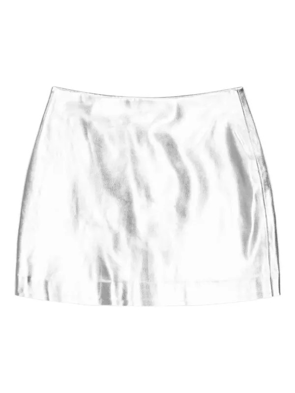 RTA Yvette Mini Skirt  | Silver | FARFETCH | Farfetch Global