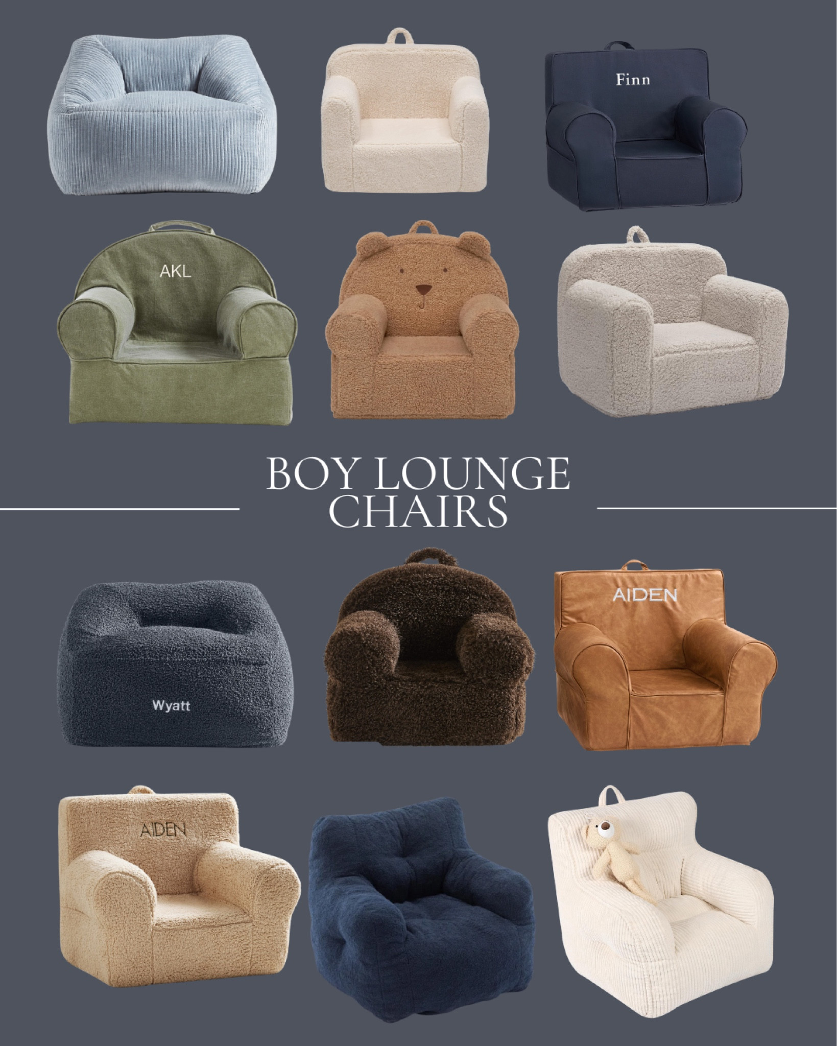 Little boy / toddler lounge chairs! 



#LTKFamily #LTKHome #LTKBaby