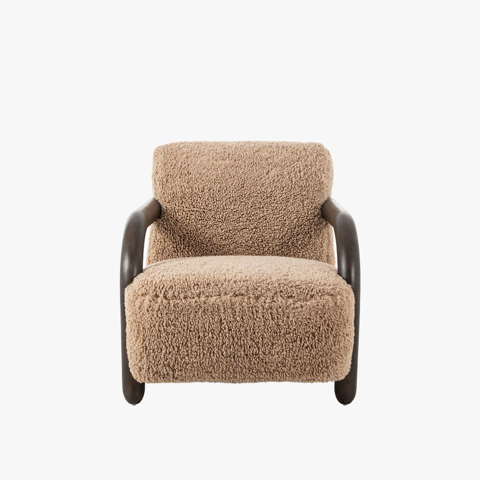 Four Hands Aniston Chair in Andes Toast | The Addison West