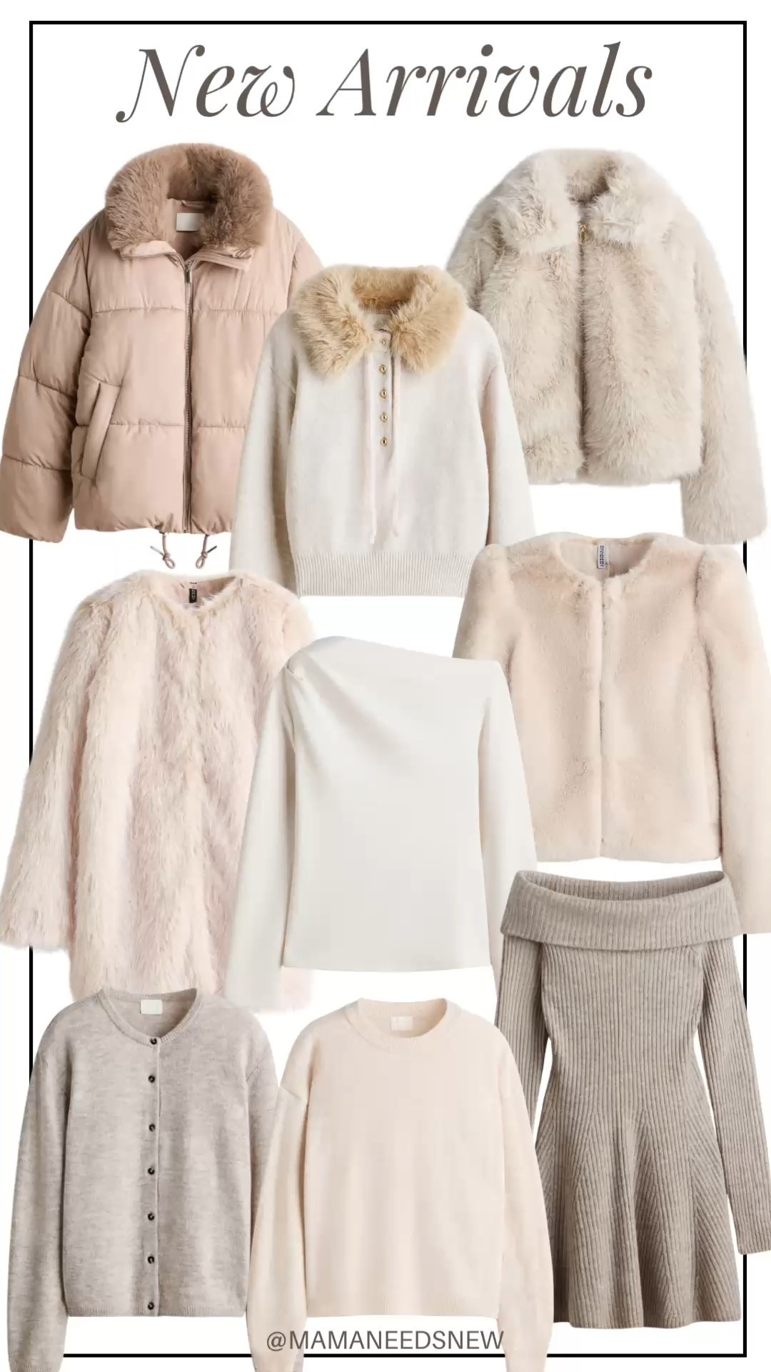 New arrivals for winter in neutral tones 🤍

#LTKSaleAlert #LTKootd #LTKFindsUnder100