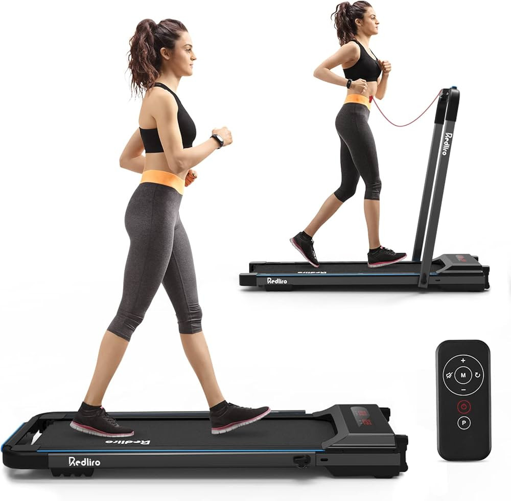 REDLIRO Under Desk Treadmill 2 in 1 Walking Machine, Portable, Folding, Electric, Motorized, Walk... | Amazon (US)