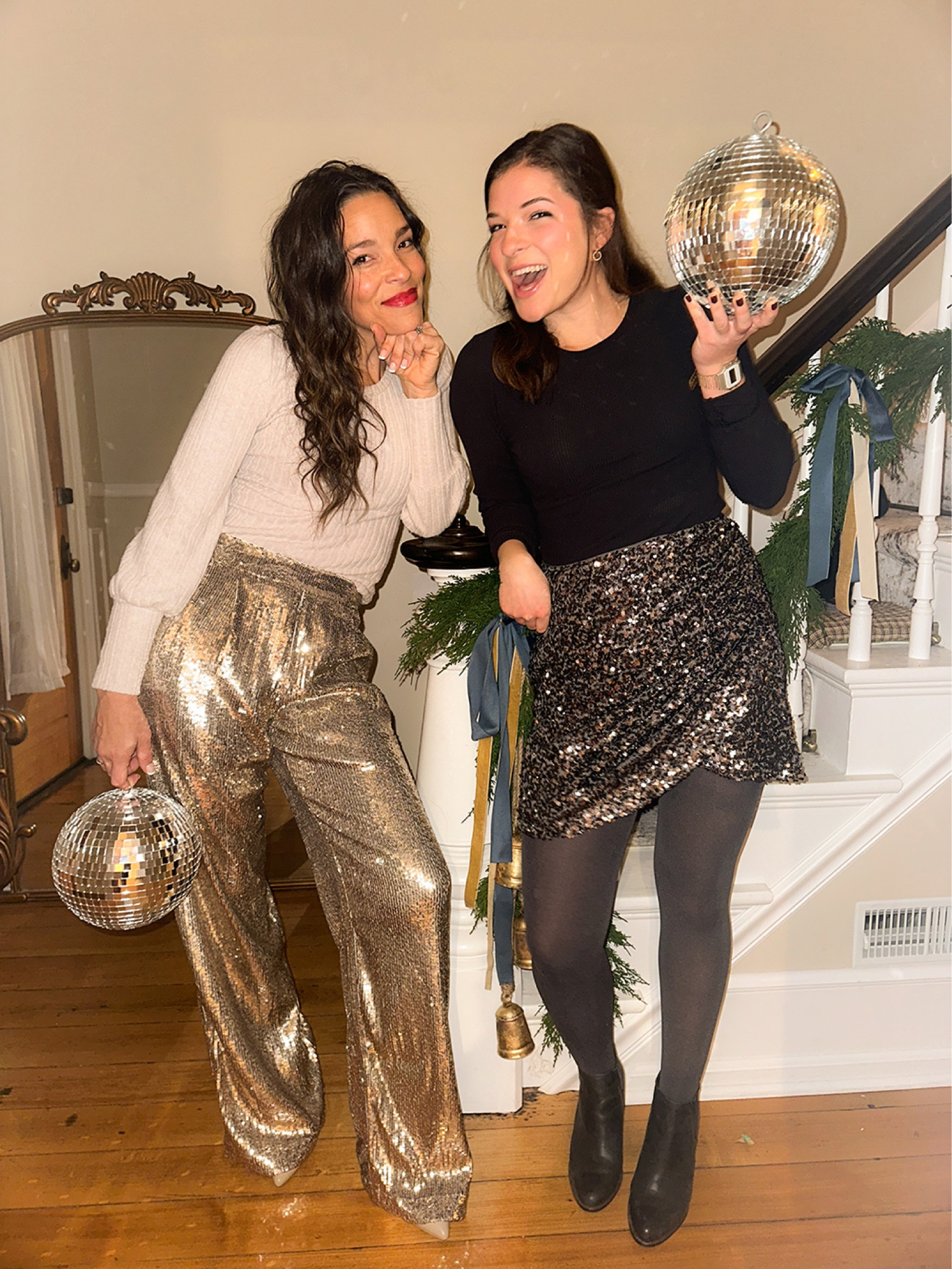 Holiday outfit ideas #5
Sequins fun for NYE!
Pants run big so size down:)

#LTKfindsunder100 #LTKHoliday #LTKSeasonal