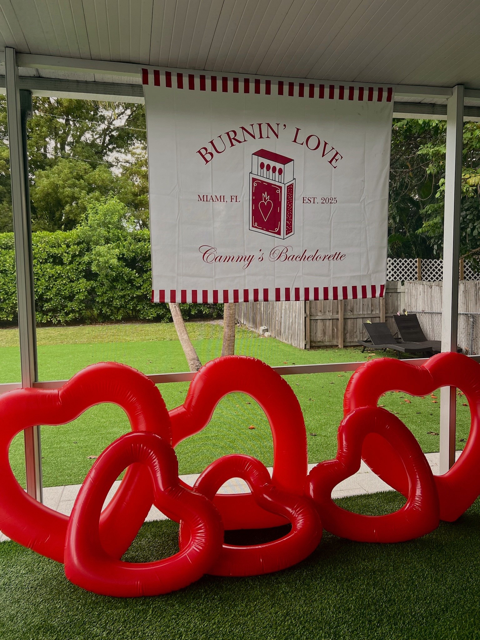 Burnin Love Bachelorette party decor! 
-
-
-
Perfect match bachelorette party, match made in heaven bachelorette, red bachelorette party decor, red birthday party decor, Valentine’s Day decor, heart decor

#LTKParties