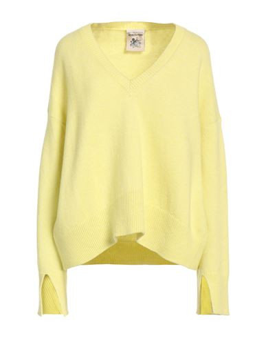 Semicouture Woman Sweater Light yellow Size L Wool, Polyamide | YOOX (US)