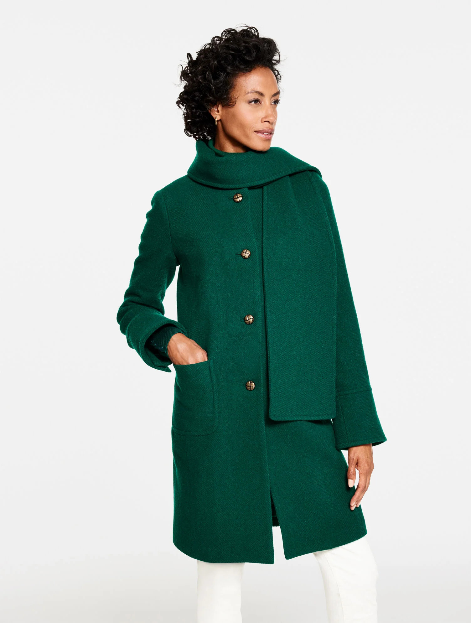 Scarf Coat | Talbots