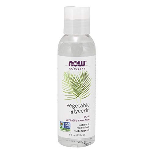 NOW Solutions, Vegetable Glycerin, 100% Pure, Versatile Skin Care, Softening and Moisturizing, 4-Ounce | Amazon (US)