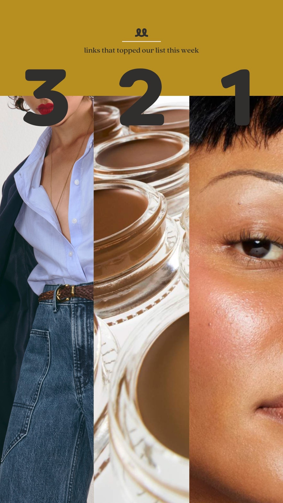 Links that topped our list this week: Gardener jeans, stretch concealer, and the hydro grip setting sprayy

#LTKPetite #LTKBeauty #LTKStyleTip