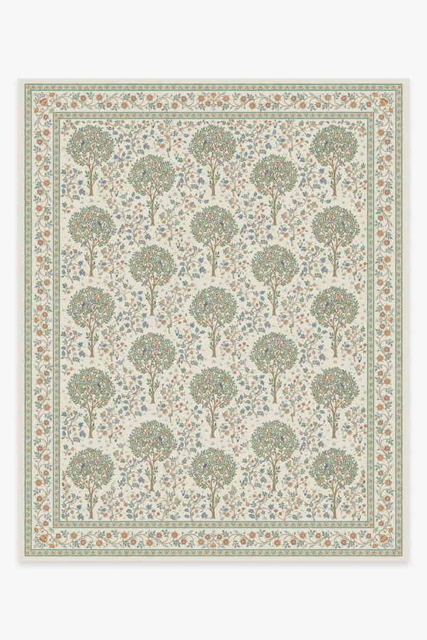 Morris & Co. Kelmscott Tree Green Tufted Rug | Ruggable | Ruggable