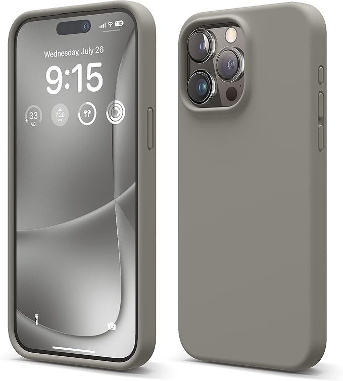 elago Compatible with iPhone 15 Pro Max Case, Liquid Silicone Case, Full Body Protective Cover, S... | Amazon (US)