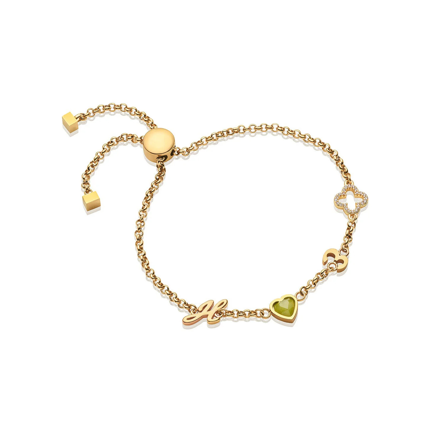 Made Mine Charm Bracelet (Gold) | Abbott Lyon
