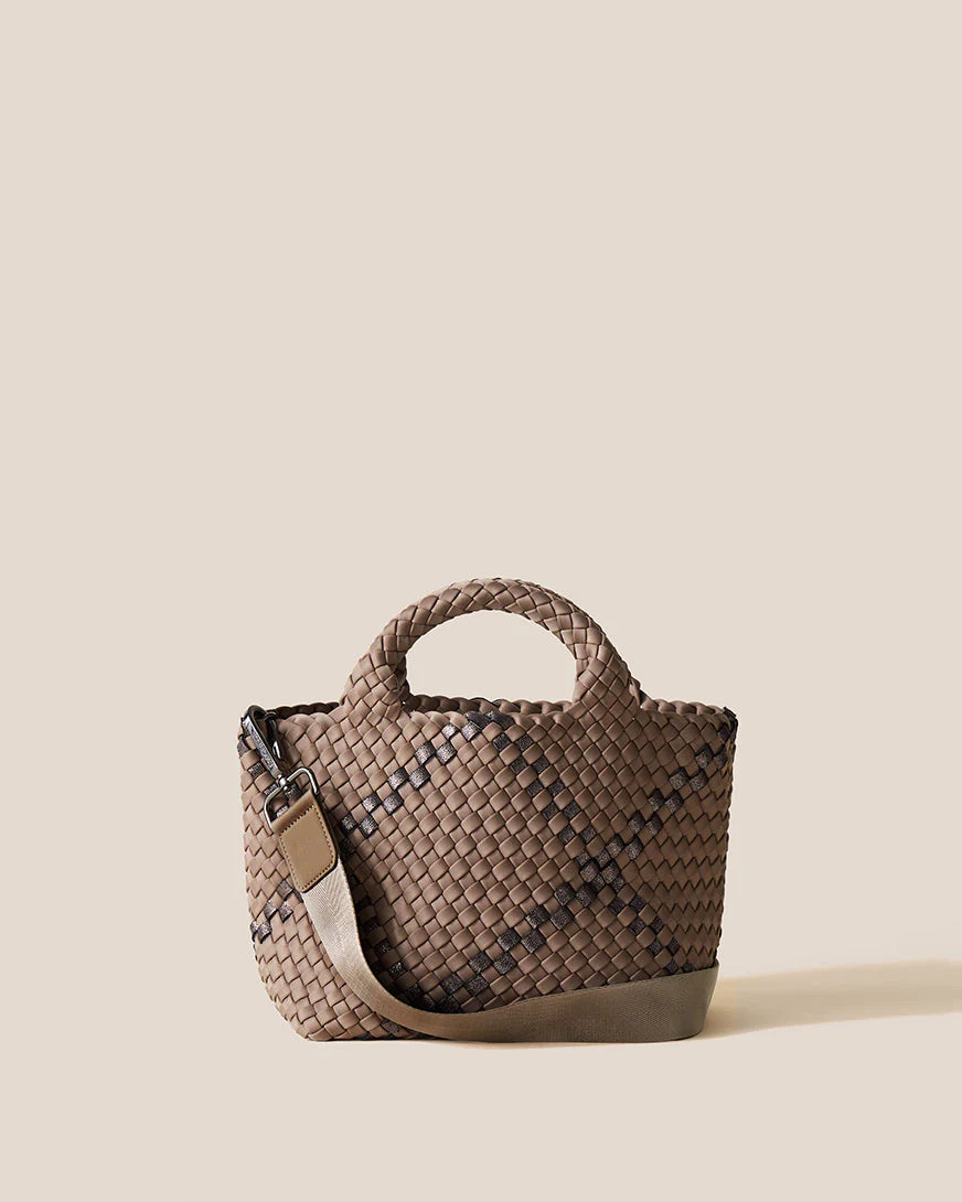 St. Barths Small Tote Plaid | Mojave | Naghedi