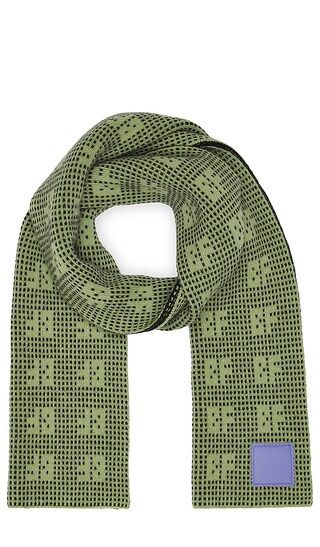 Jacquard Grid Scarf in Camouflage | Revolve Clothing (Global)