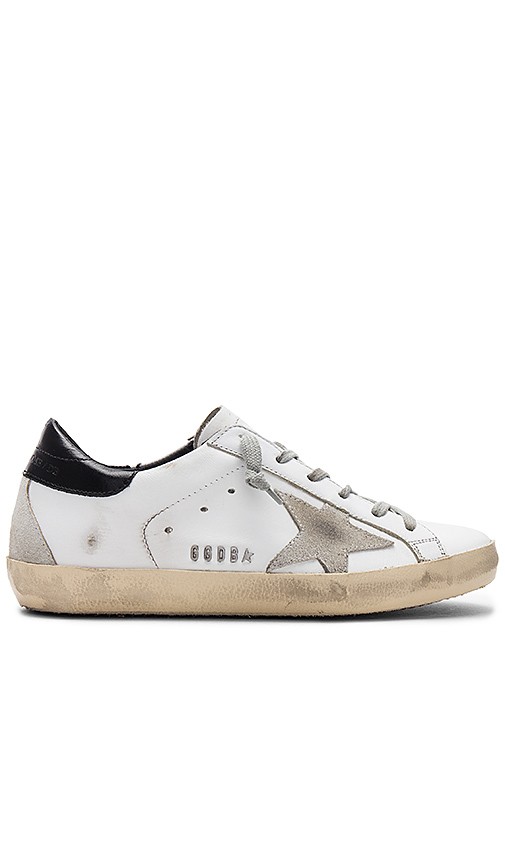 Golden Goose Superstar Sneaker in White, Black & Cream Metal | Revolve Clothing (Global)