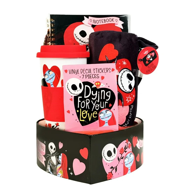 Nightmare before Christmas Heart Box Valentines Gift Set | Walmart (US)