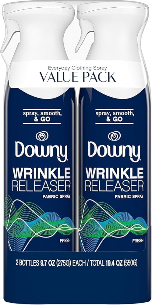 Downy Wrinkle Releaser Spray, All in One Formula, Removes Wrinkles, Static and Odor Eliminator, L... | Amazon (US)