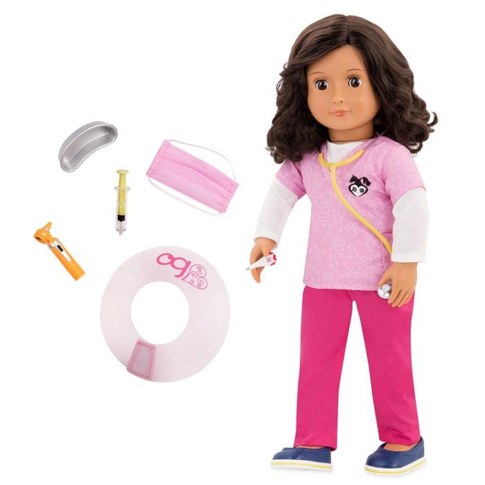 Our Generation Paloma with Accessories 18" Pet Care Vet Doll | Target