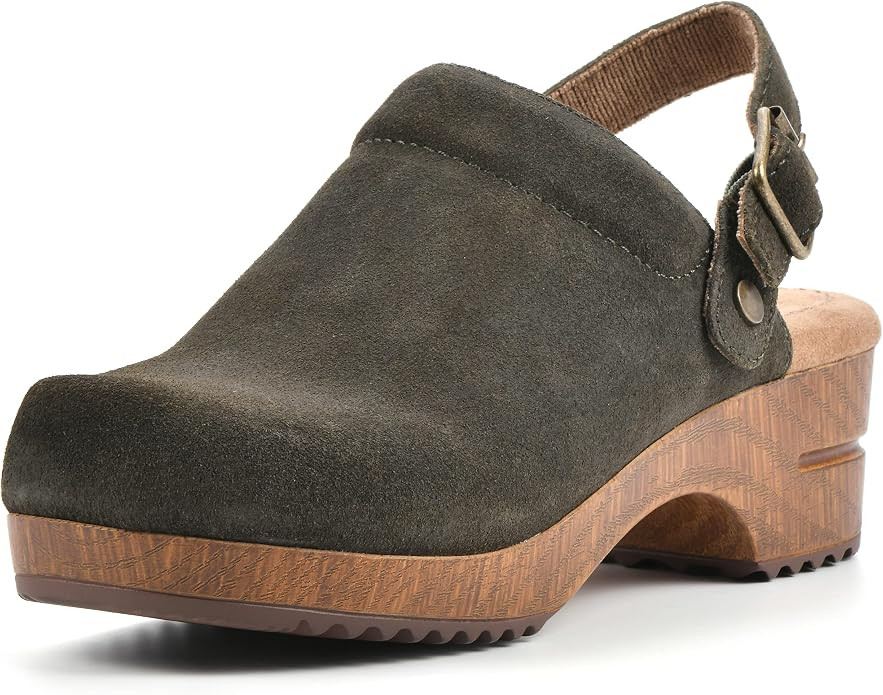 WHITE MOUNTAIN Shoes Being Leather Footbeds Clog | Amazon (US)