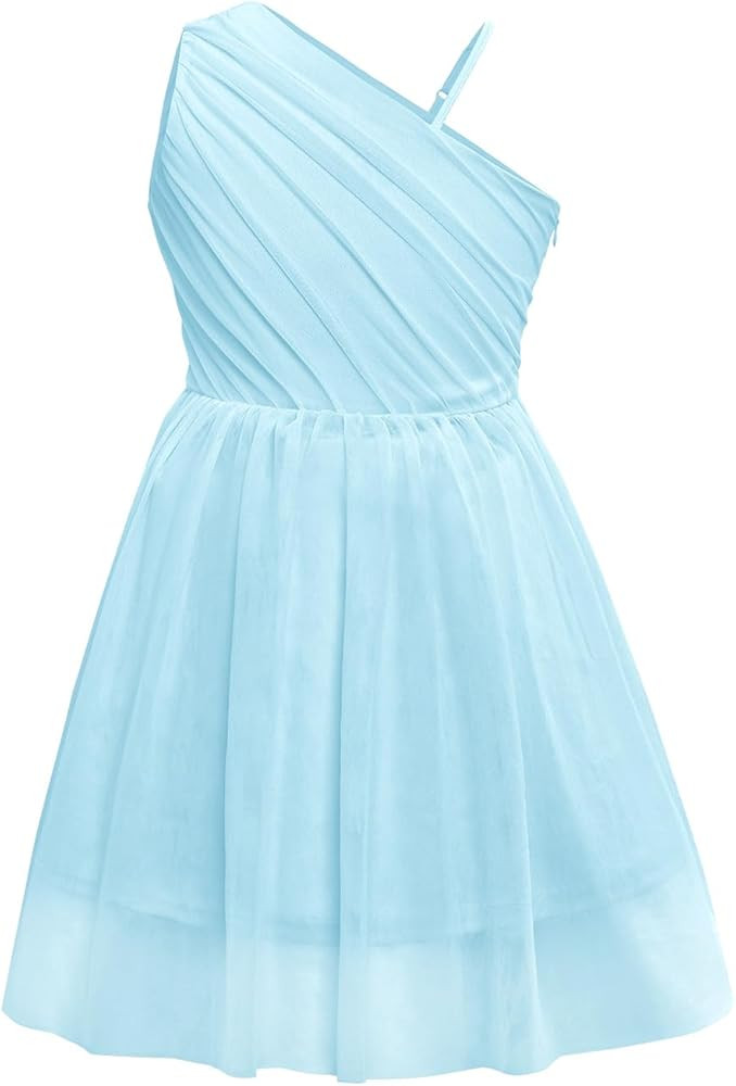 Batermoon One Shoulder Dress Short Dresses | Amazon (US)