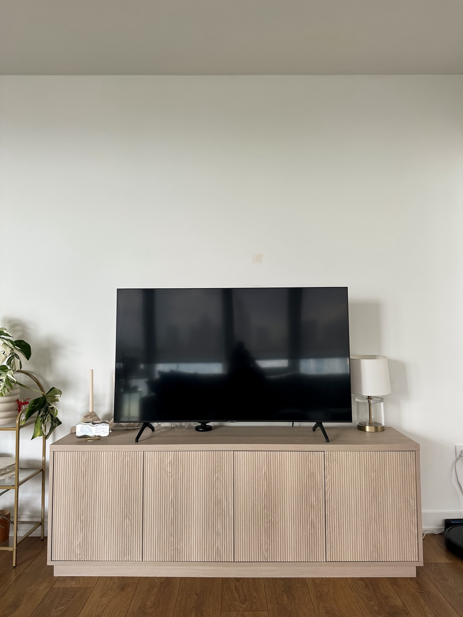 Perfect entertainment center 😍
Soft close, pop open doors with shelving inside. Cant wait to style this more! 
Next step: mount the tv

#LTKHome #LTKFamily #LTKSaleAlert