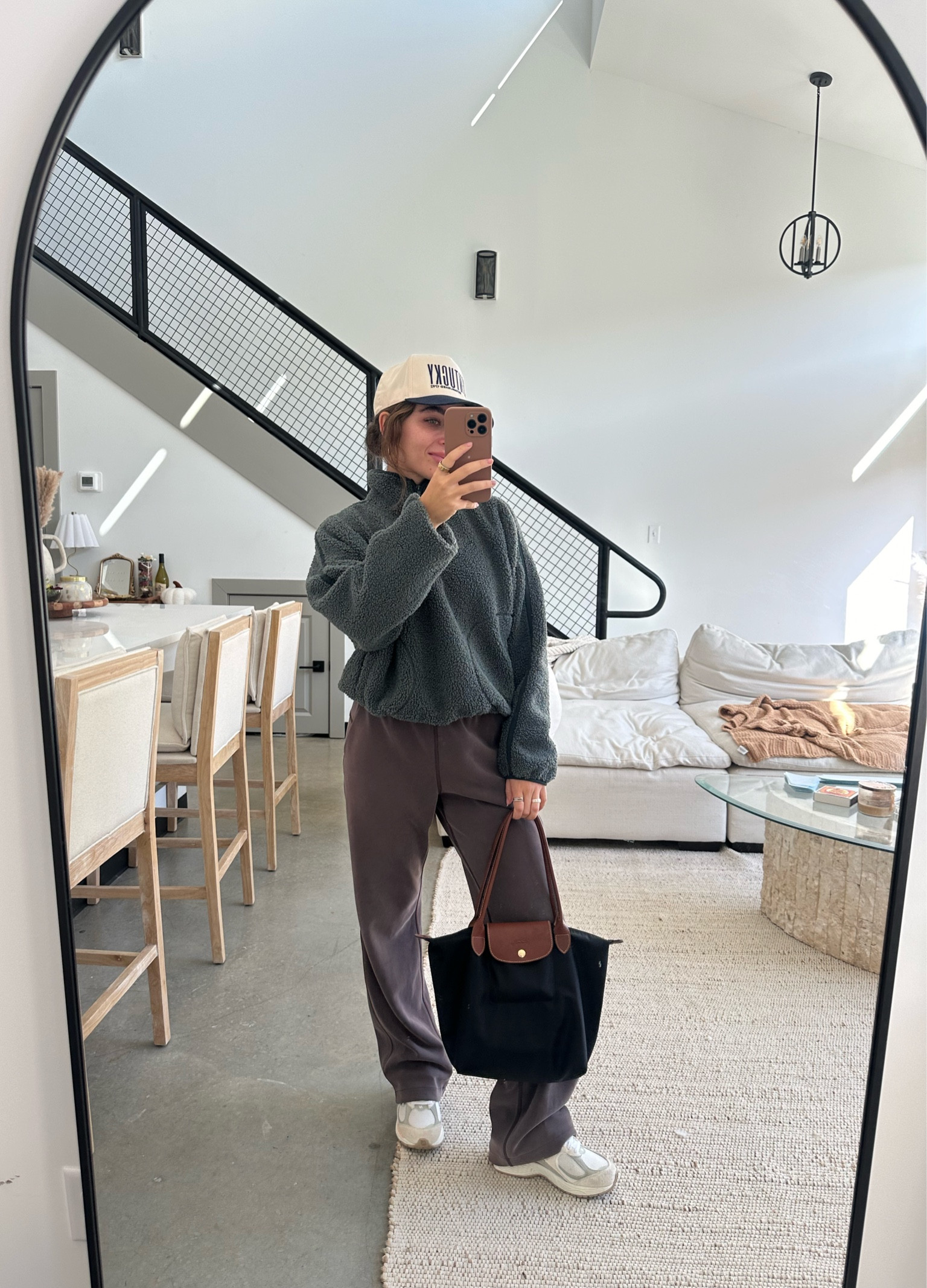 saturday morning walks🍂 need every color in this 1/4 zip!!! wearing a M in top, 6 in bottoms🫶🏼 

#LTKSeasonal #LTKGiftGuide #LTKSaleAlert