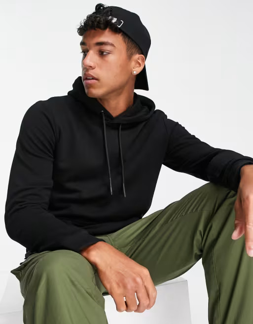 Only & Sons hoodie in black | ASOS (Global)