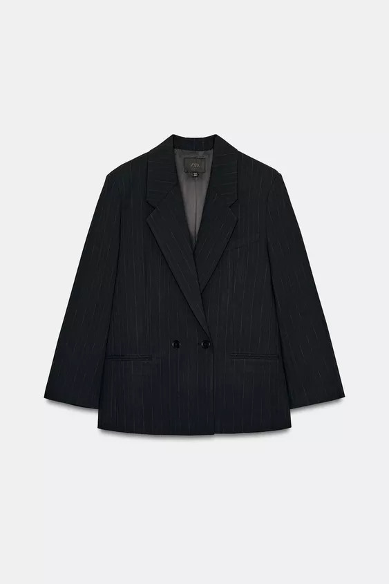 OVERSIZED PINSTRIPE BLAZER | Zara Canada