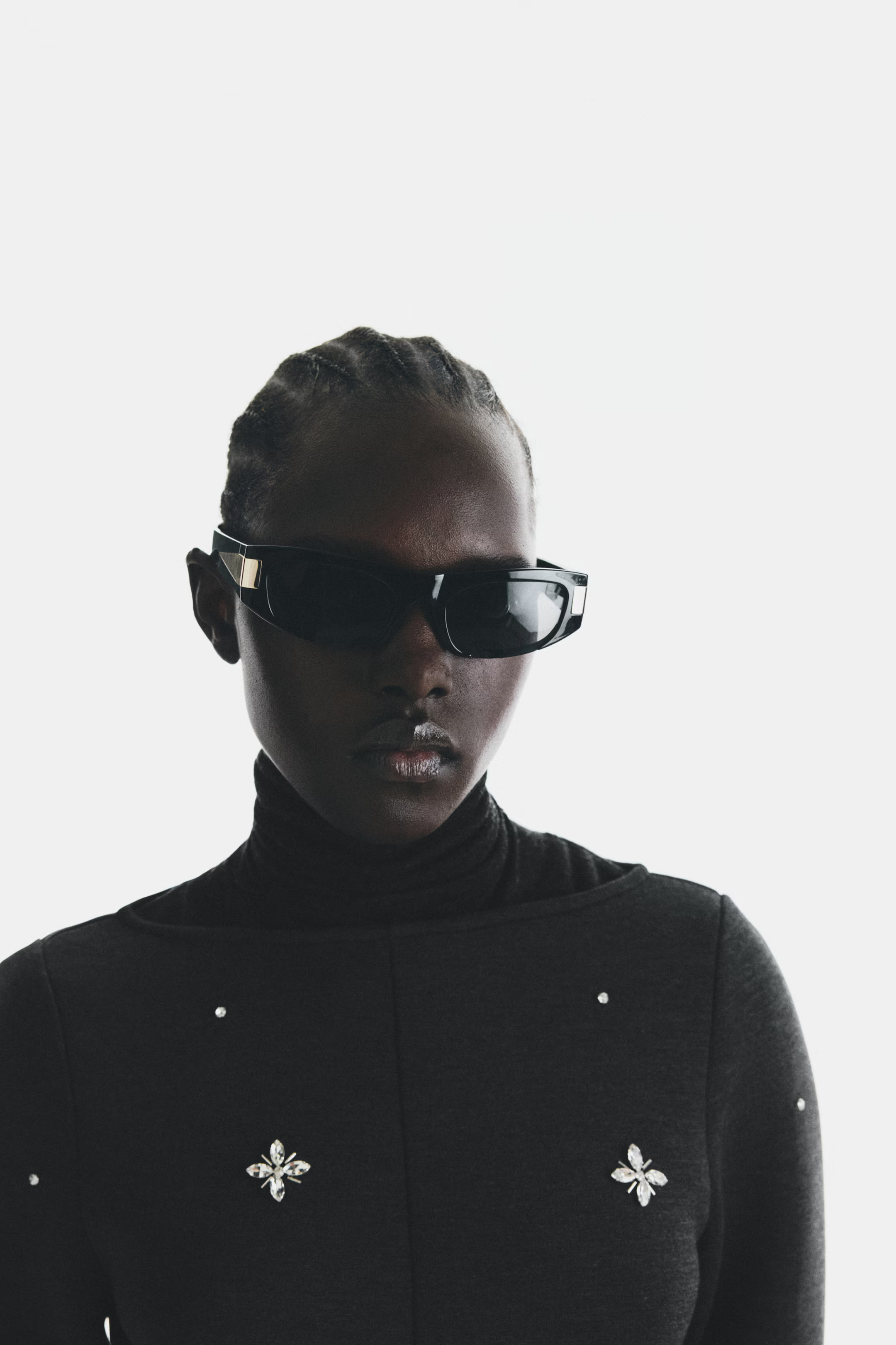 Rhinestone-Embellished Scuba Dress | H&M (US + CA)