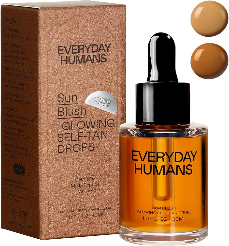 Sun Blush Glowing Self Tanning Drops Australian Made 1.0 fl.oz | Sun-Kissed, Natural Face & Body ... | Amazon (US)