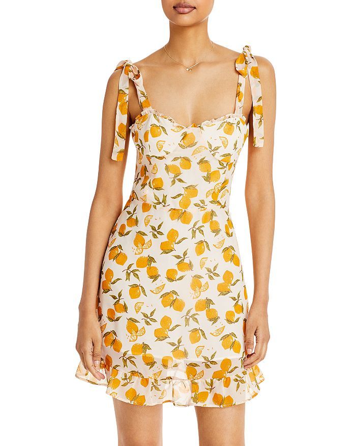 AQUA
            
    
                    
                        Lemon Tree Ruffle Dress - 100... | Bloomingdale's (US)