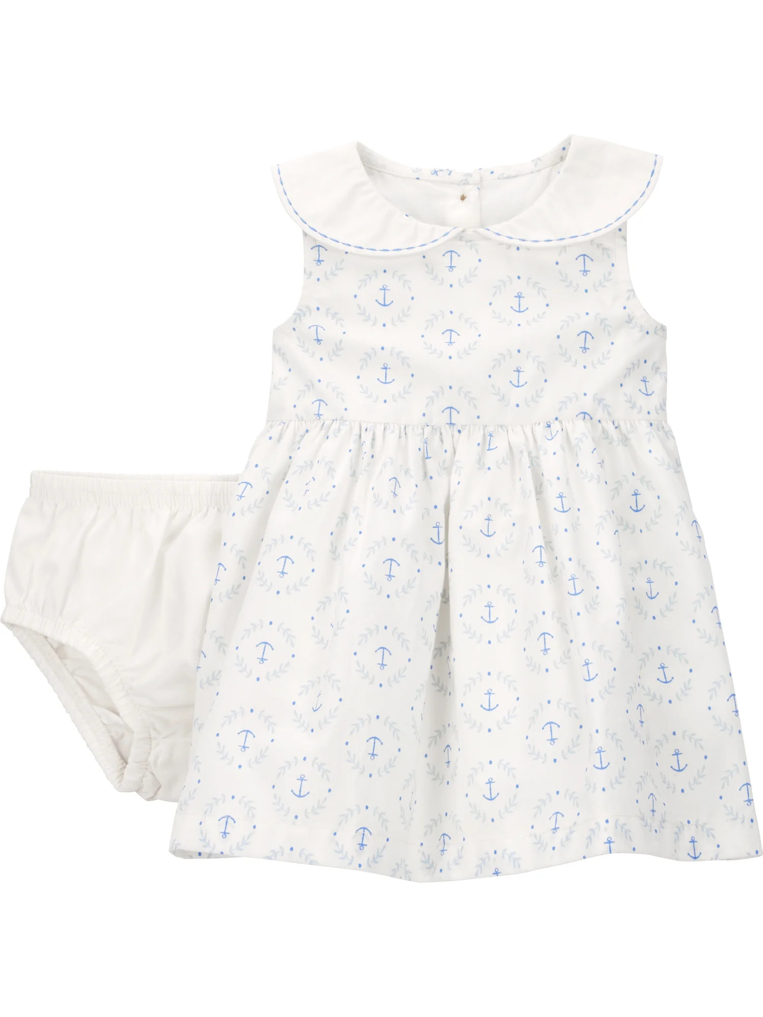Carter's Child of Mine Baby Girl Dress, 2-Piece, Sizes 0/3-24 Months | Walmart (US)