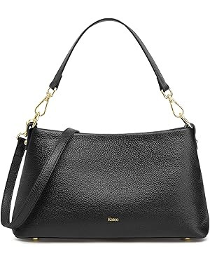 Kattee Genuine Leather Crossbody Bags for Women 2025 Trendy, Leather Tote Purses Shoulder Handbag... | Amazon (US)