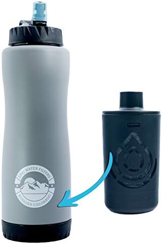 Epic Vostok | Vacuum Insulated Water Bottle with Filter | USA Made Filter | Dishwasher Safe | Stainl | Amazon (US)