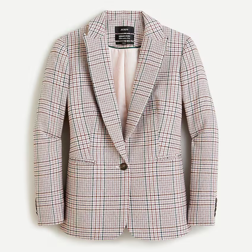 Parke blazer in ivory plaid Italian wool | J. Crew US
