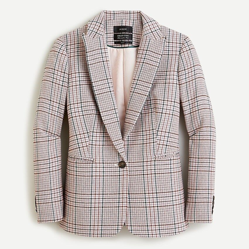 Parke blazer in ivory plaid Italian wool | J.Crew US