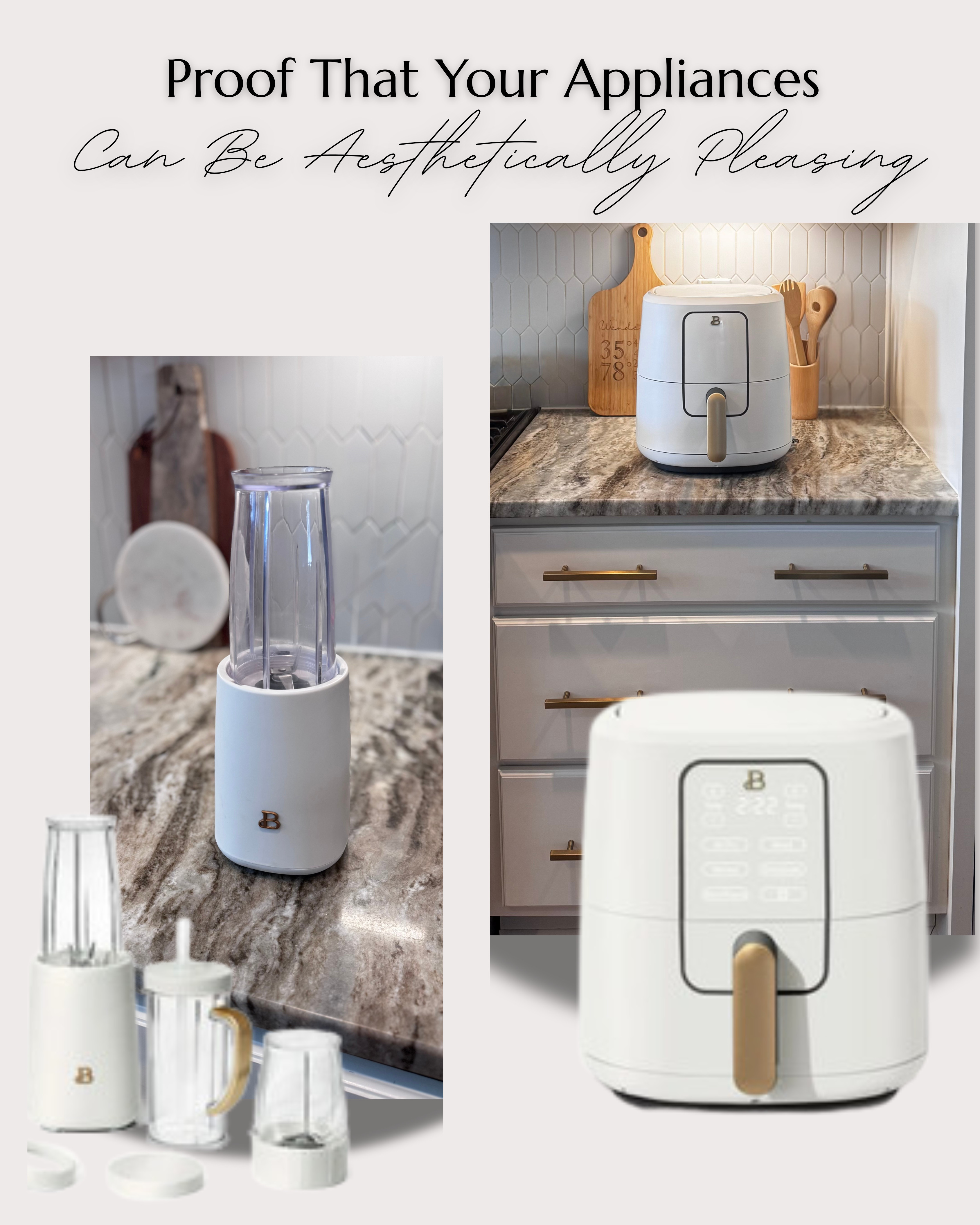 Proof That Your Appliances Can Be Aesthetically Pleasing 

Drew Barrymore’s Beautiful collection in white Icing is the moment. Soft, neutral, and sleek enough to leave on the counter without messing up the vibe!  

 #LTKHome #LTKSaleAlert #LTKStyleTip