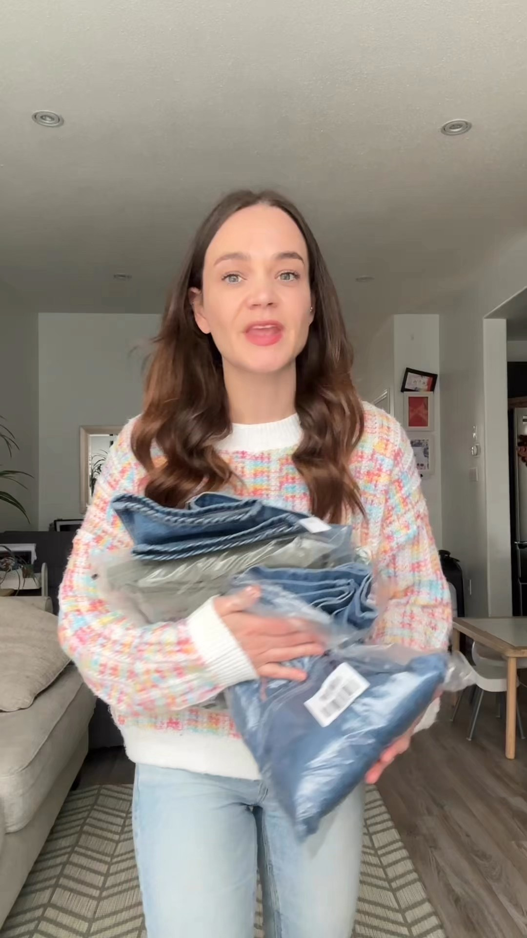 Gap barrel Jean try on and denim midi Jean denim dress 