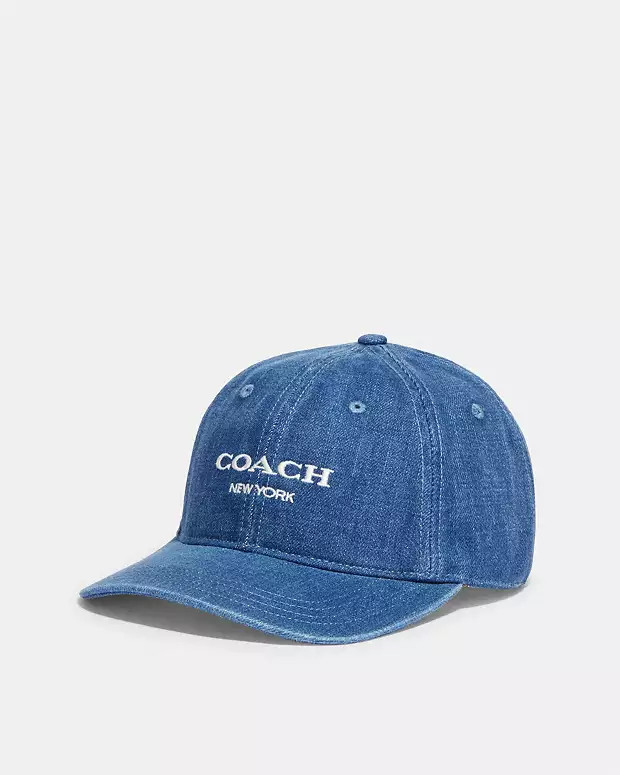 Denim Baseball Hat | Coach Outlet US